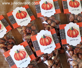 Stampin' Up! Painted Autumn Thanksgiving Table Treats ~ 2017 Holiday Catalog ~ www.juliedavison.com