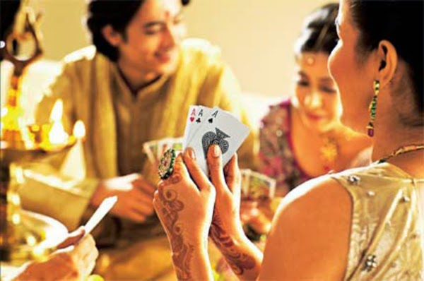 Popularity of the Tradition of Playing Cards, Playing Cards in Diwali