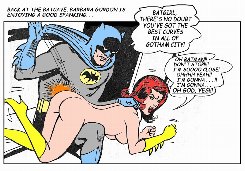 Spanking en los comics: Batman.