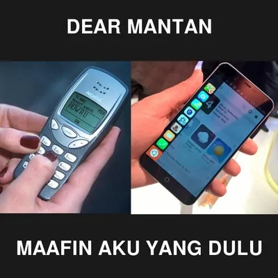 DP BBM Terbaru Meme "Dear Mantan
