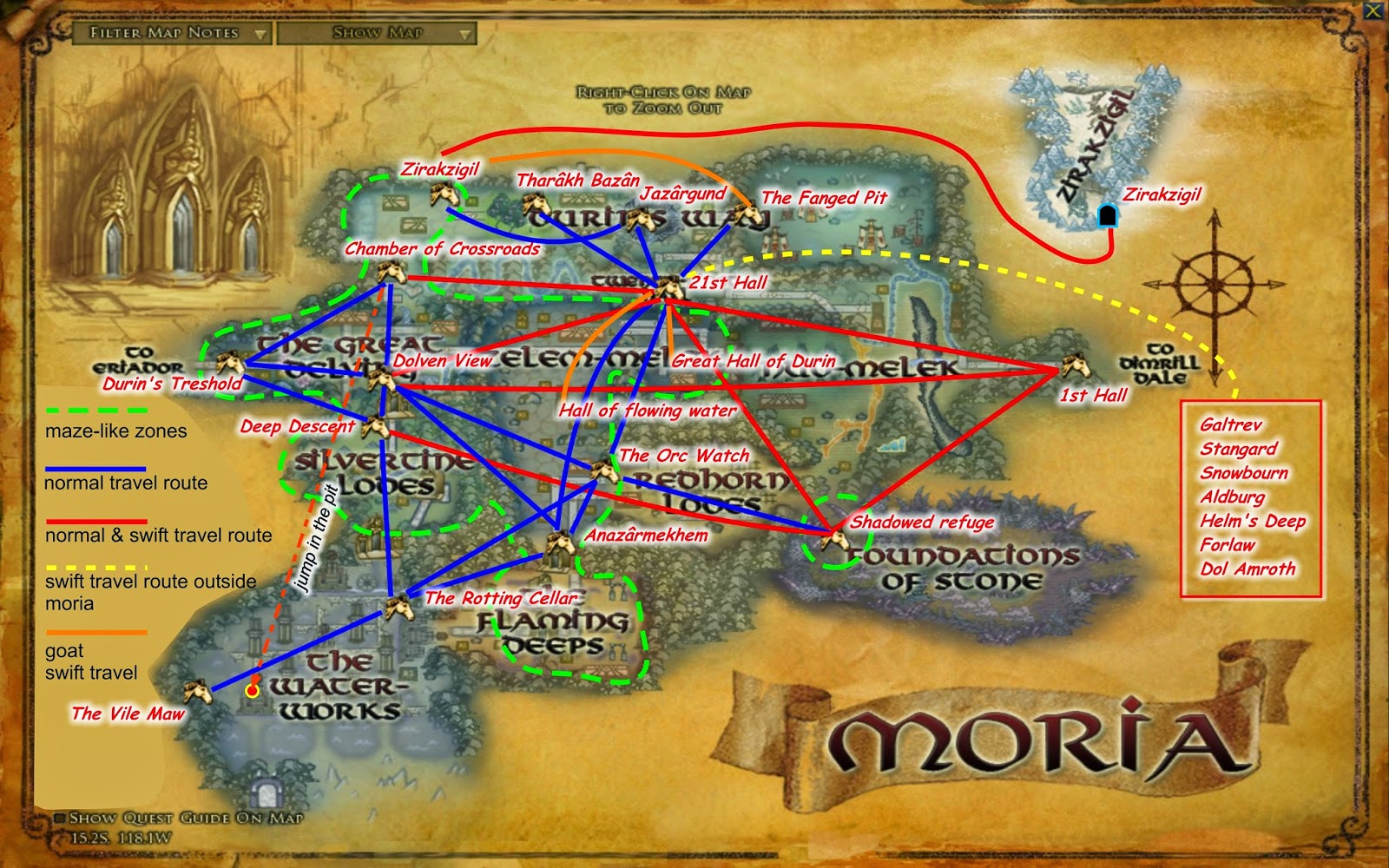 Wonderful Places in LOTRO's Middle Earth QuickLevel Guide Level 165