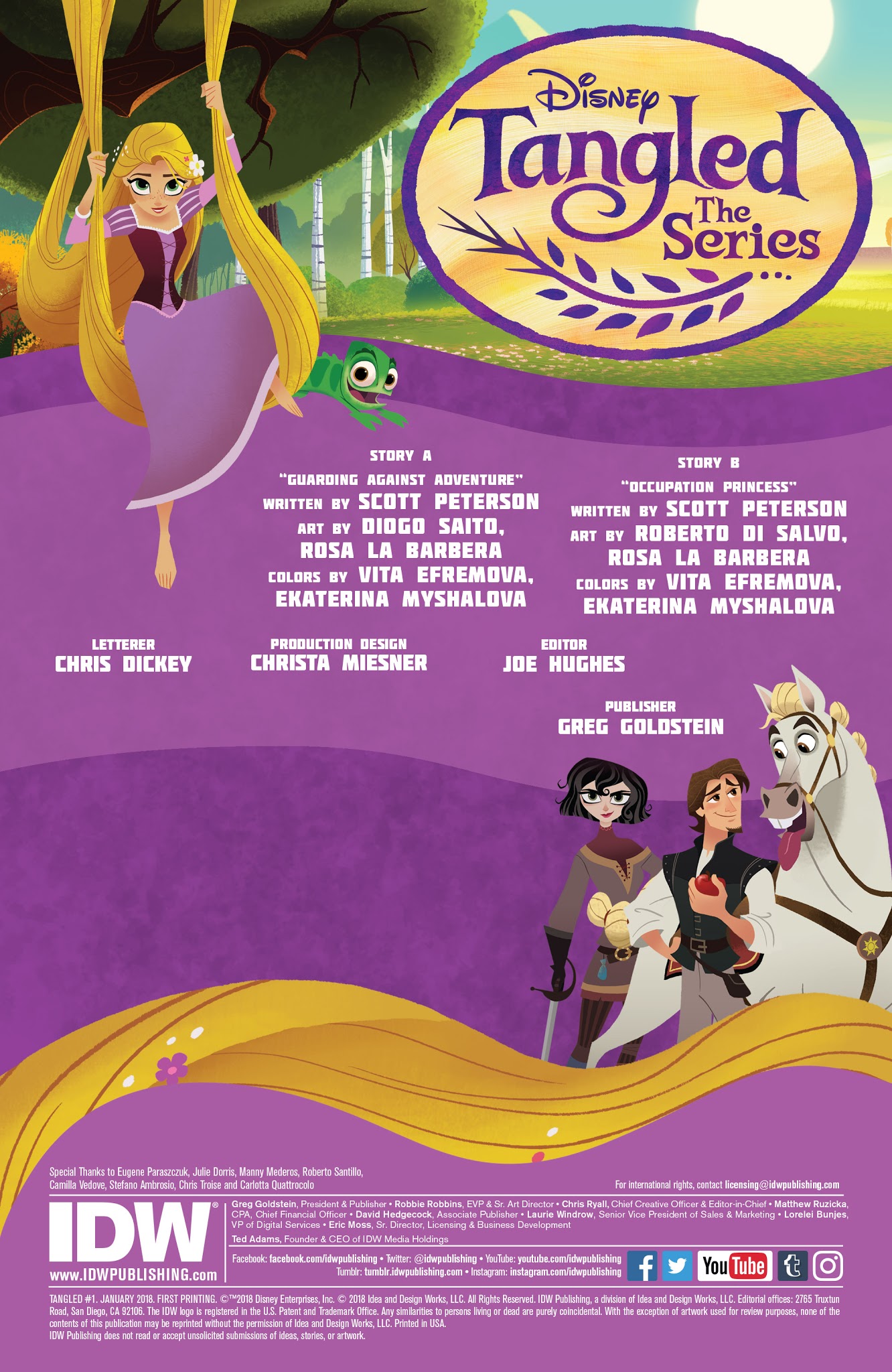 Read online Tangled (2018) comic -  Issue #1 - 2