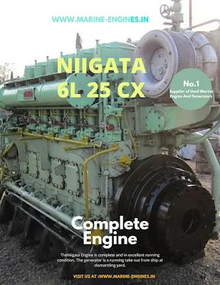 Niigata, Niigata 6L25CX, Niigata marine engine spare parts, ised , new, unused, reconditioned, 