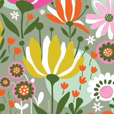 orange you lucky!: blooming pattern
