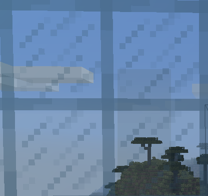 This is a screenshot of what the windows look like in Minecraft. This is a screenshot of what the windows look like in Minecraft.