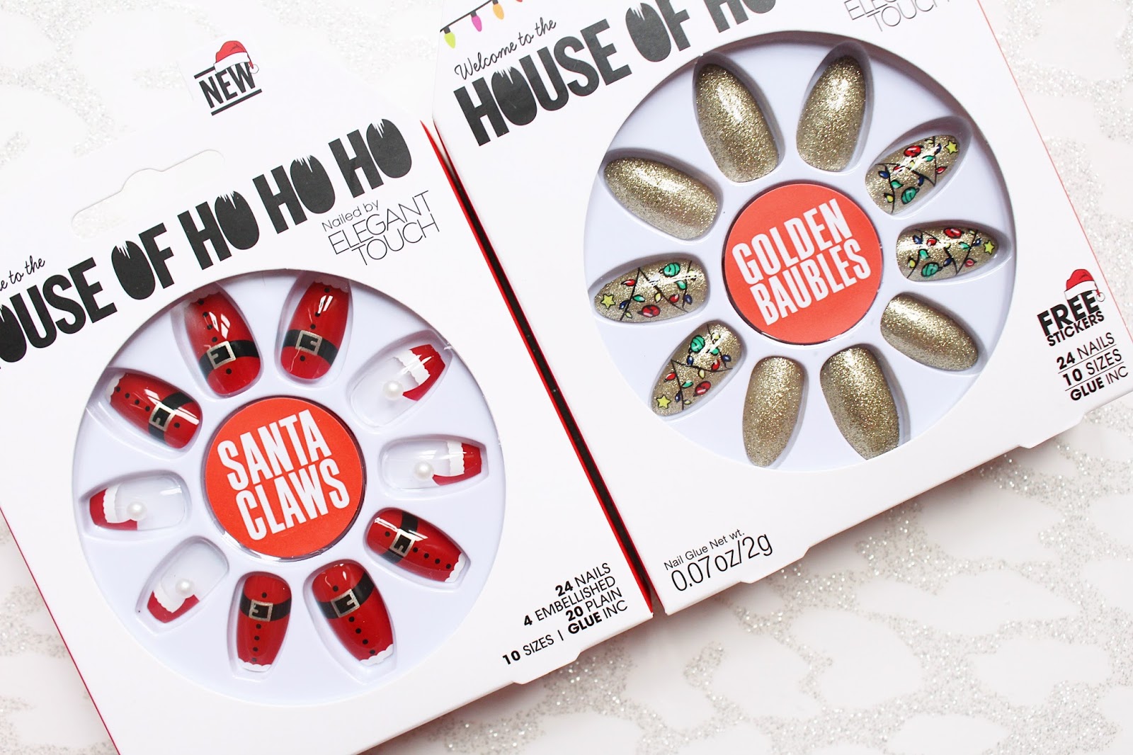 Elegant Touch x House of Holland Christmas Nails 