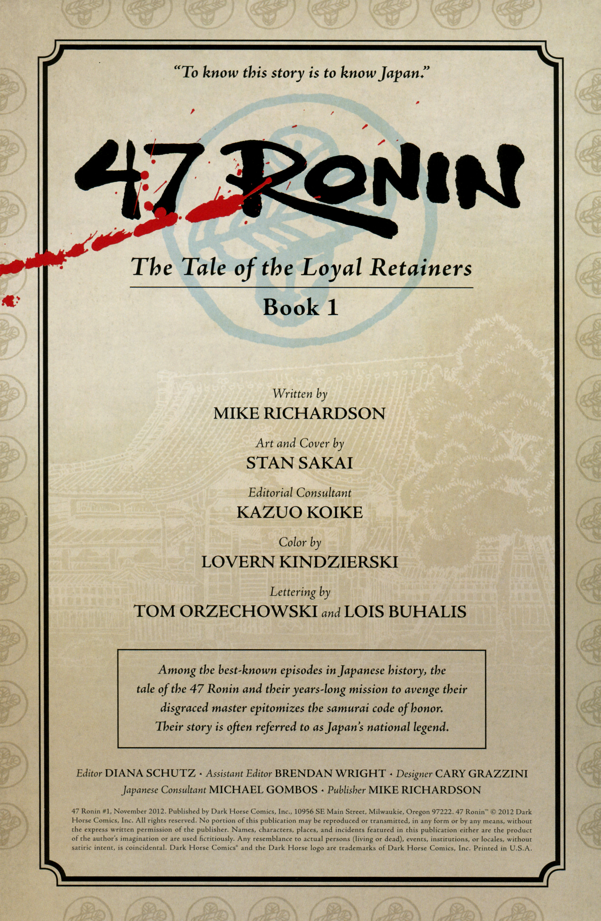 Read online 47 Ronin comic -  Issue #1 - 2