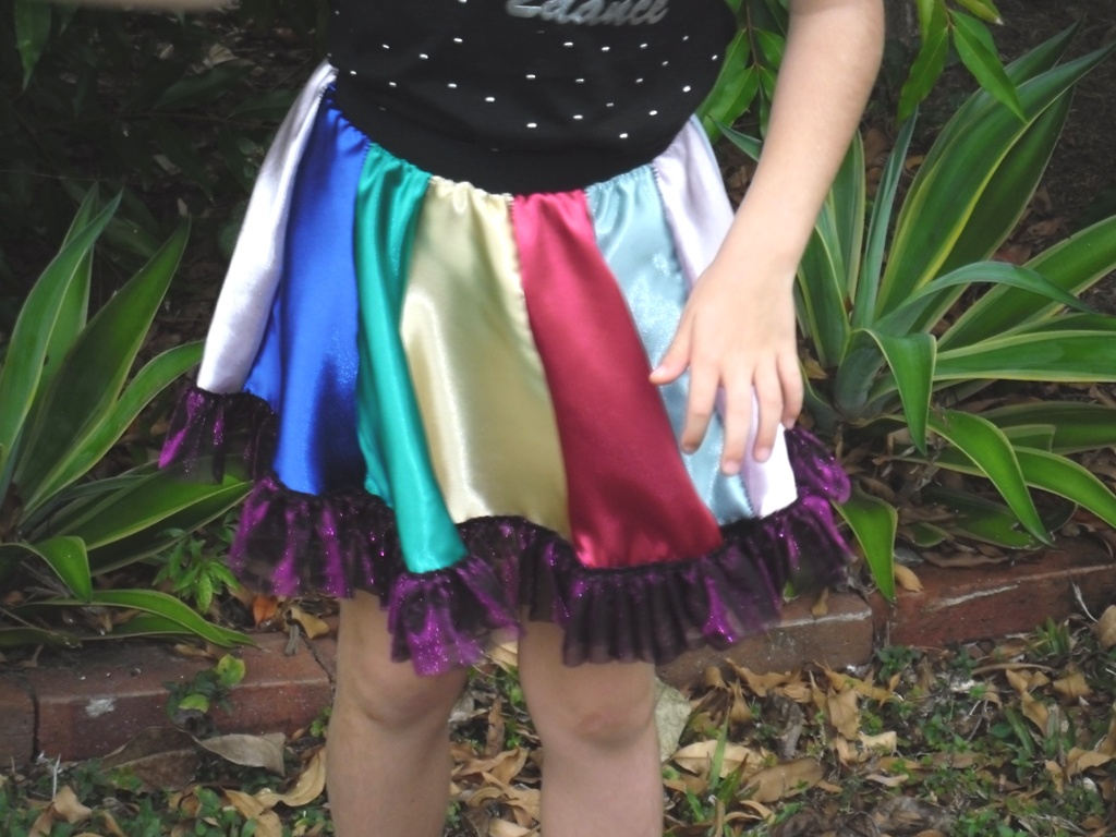 Creating my way to Success: Funky multi-coloured circle skirt