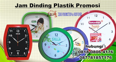 Jam Dinding Plastik , Bingkai Jam Dinding Dari Plastik. produksi jam dinding untuk promosi