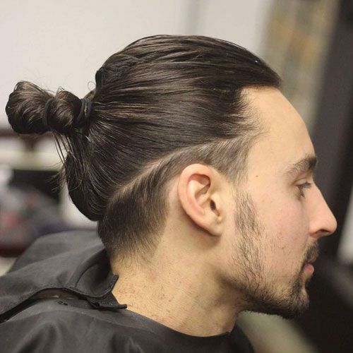 Short Man Bun Dÿ ˆ Faded Braided 2020 02 26