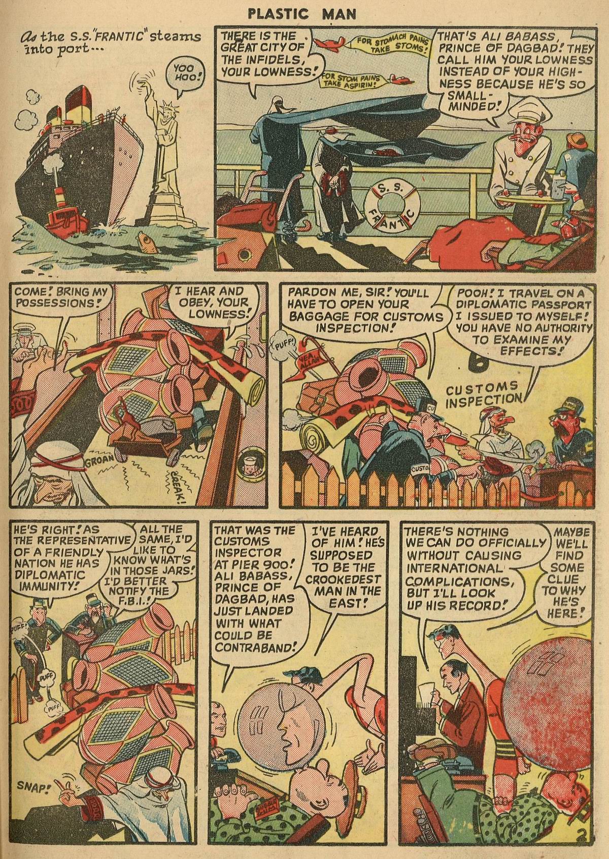 Read online Plastic Man (1943) comic -  Issue #16 - 38