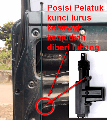 pasang central lock