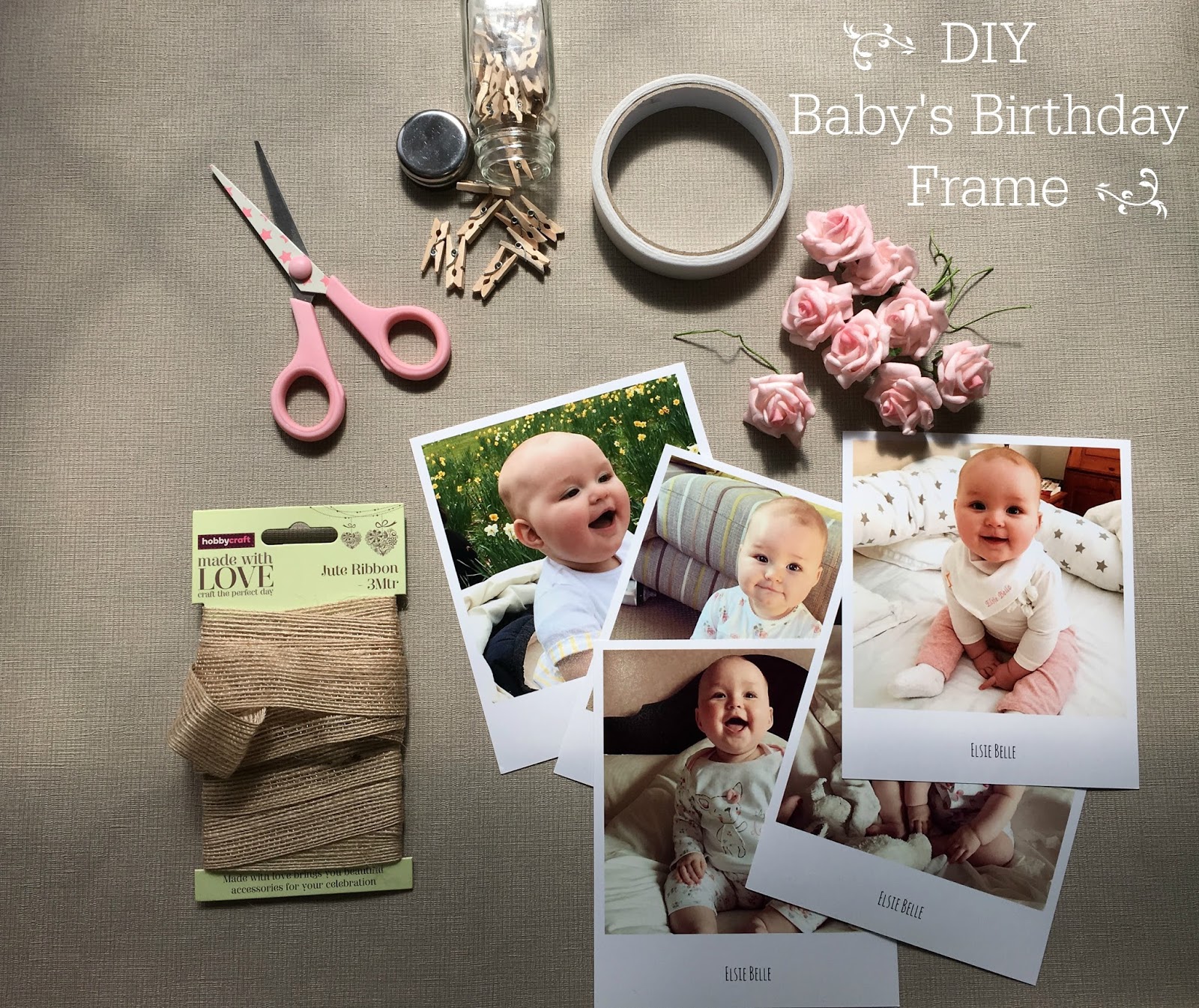 Baby S First Year Photo Collage Diy Beyond Tired