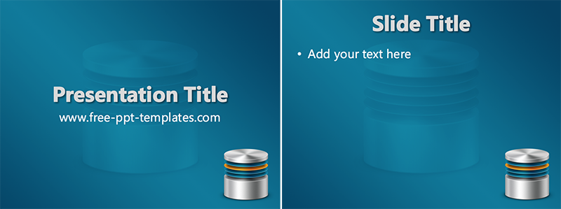 Database PPT Template Free PowerPoint Templates