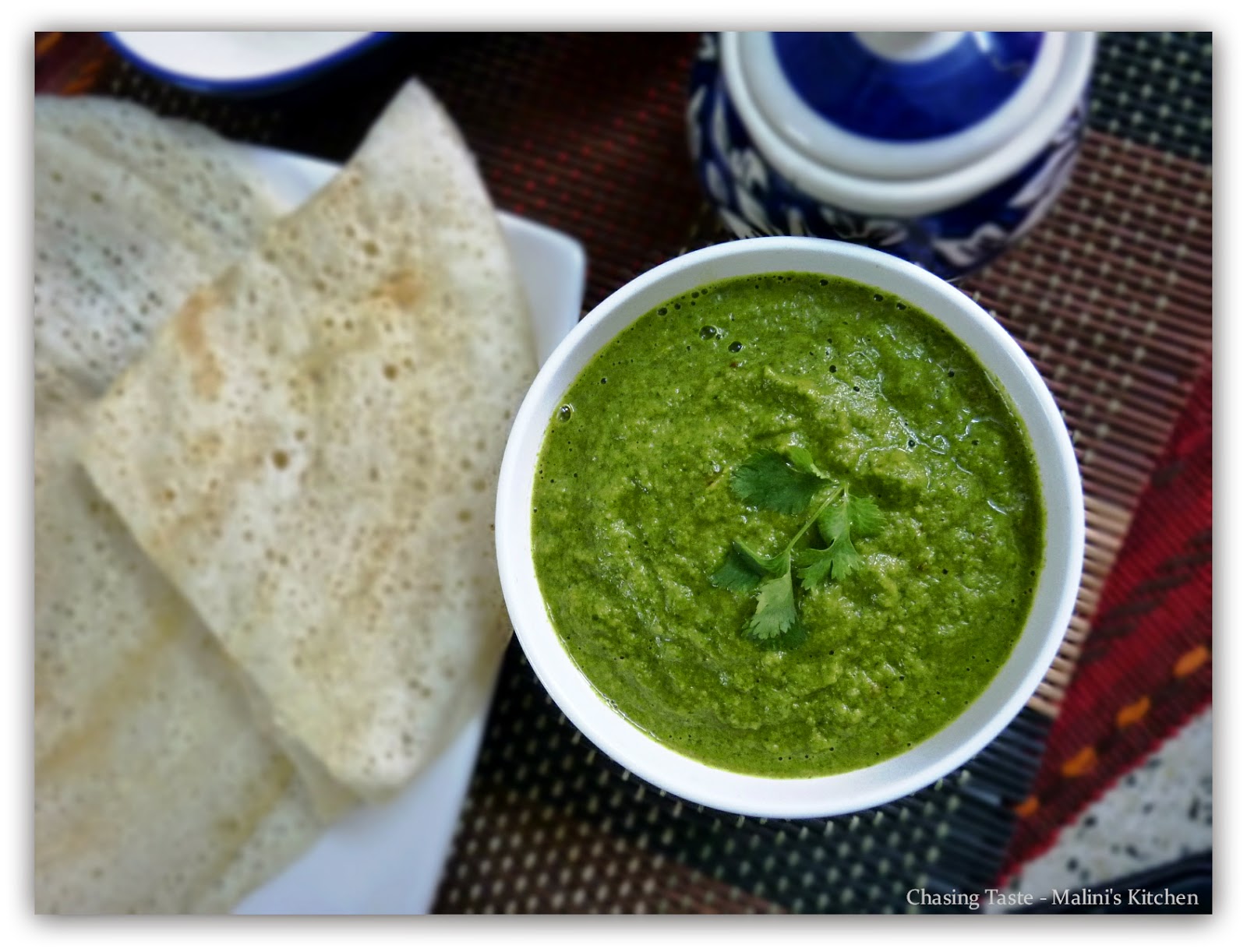 Chasing Taste Coriander Chutney Recipe Kothamalli Chutney Recipe