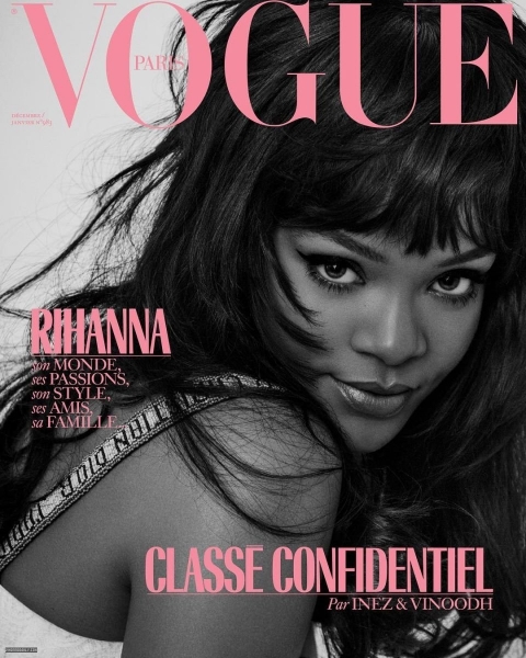 Rihanna becomes the ultimate supermodel for Vogue Paris December issue (photos)