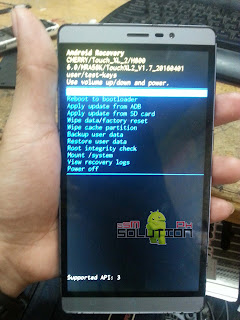 Cherry Mobile TOUCH XL 2 done wiping data reboot