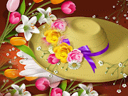 It;s time to signup for this years Spring in to Easter Exchange. happy easter bonnet with flowers