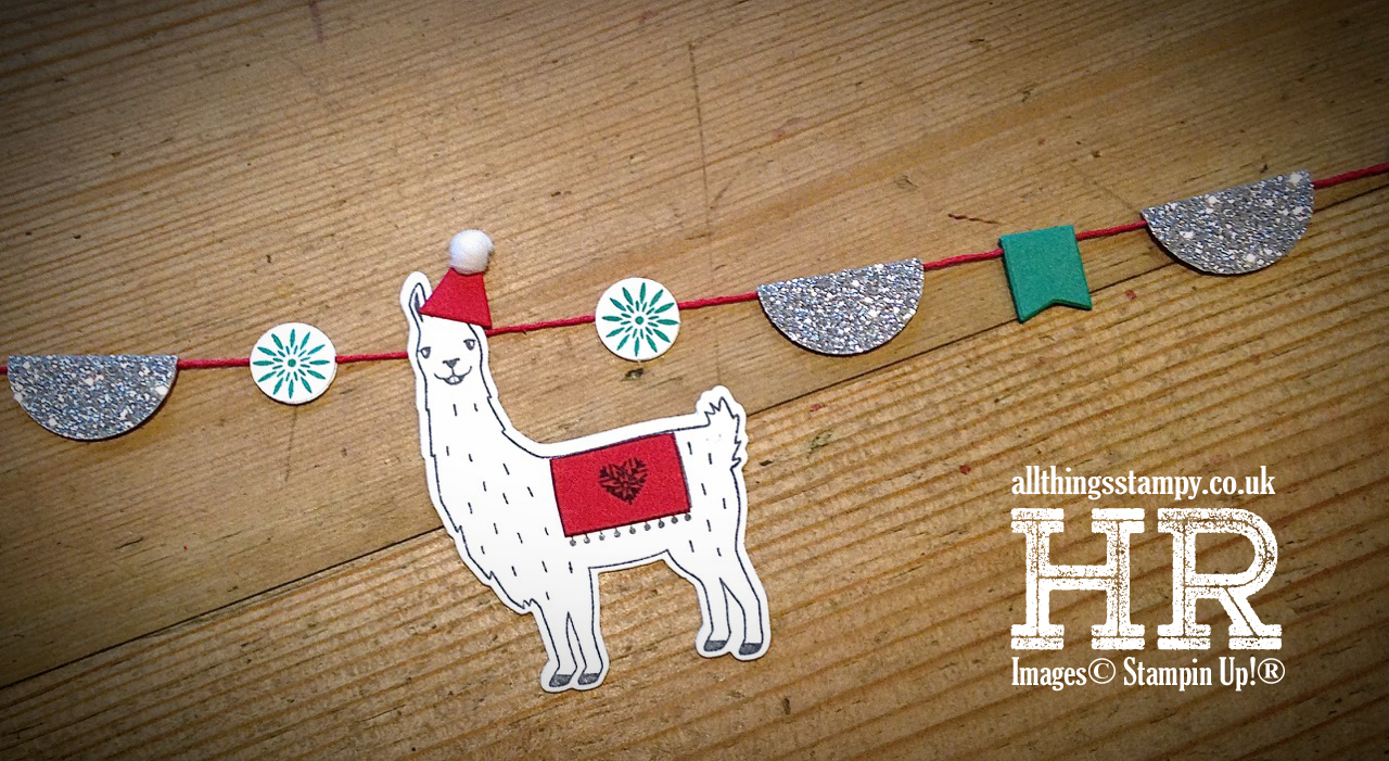 All Things Stampy Festive llama banner