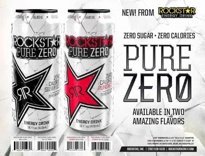World of Energy Drinks Rockstar Pure Zero