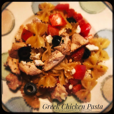 Greek Chicken Pasta, Greek Chicken, Greek Pasta, Healthy Dinner, Chicken Pasta, Pasta Recipes, Successfully Fit, Lisa Decker 
