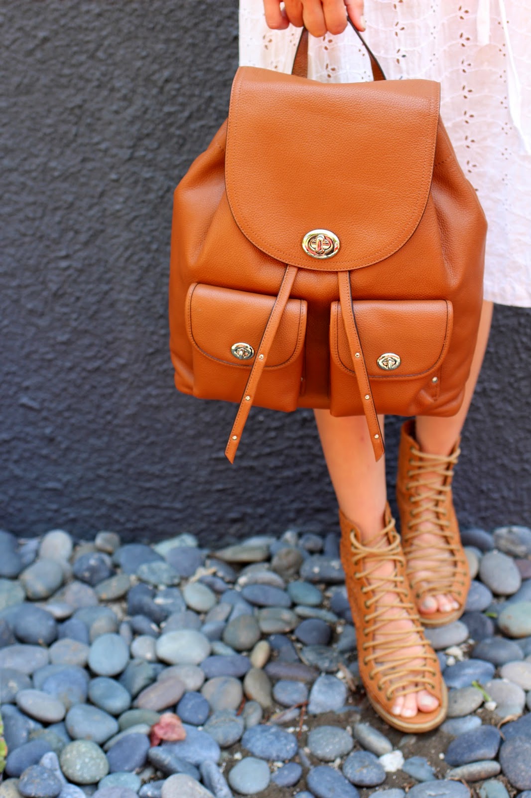 Anything With Studs: coach backpack