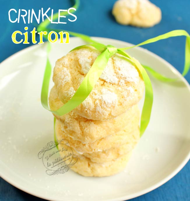 biscuits craquelés citron