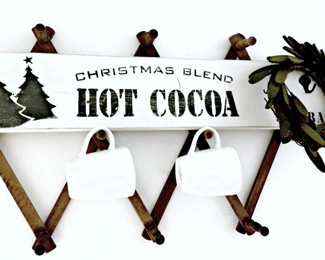 Christmas Blend Hot Cocoa Sign