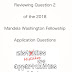Mandela Washington Fellowship 2018 Application Question 2 Reviewal