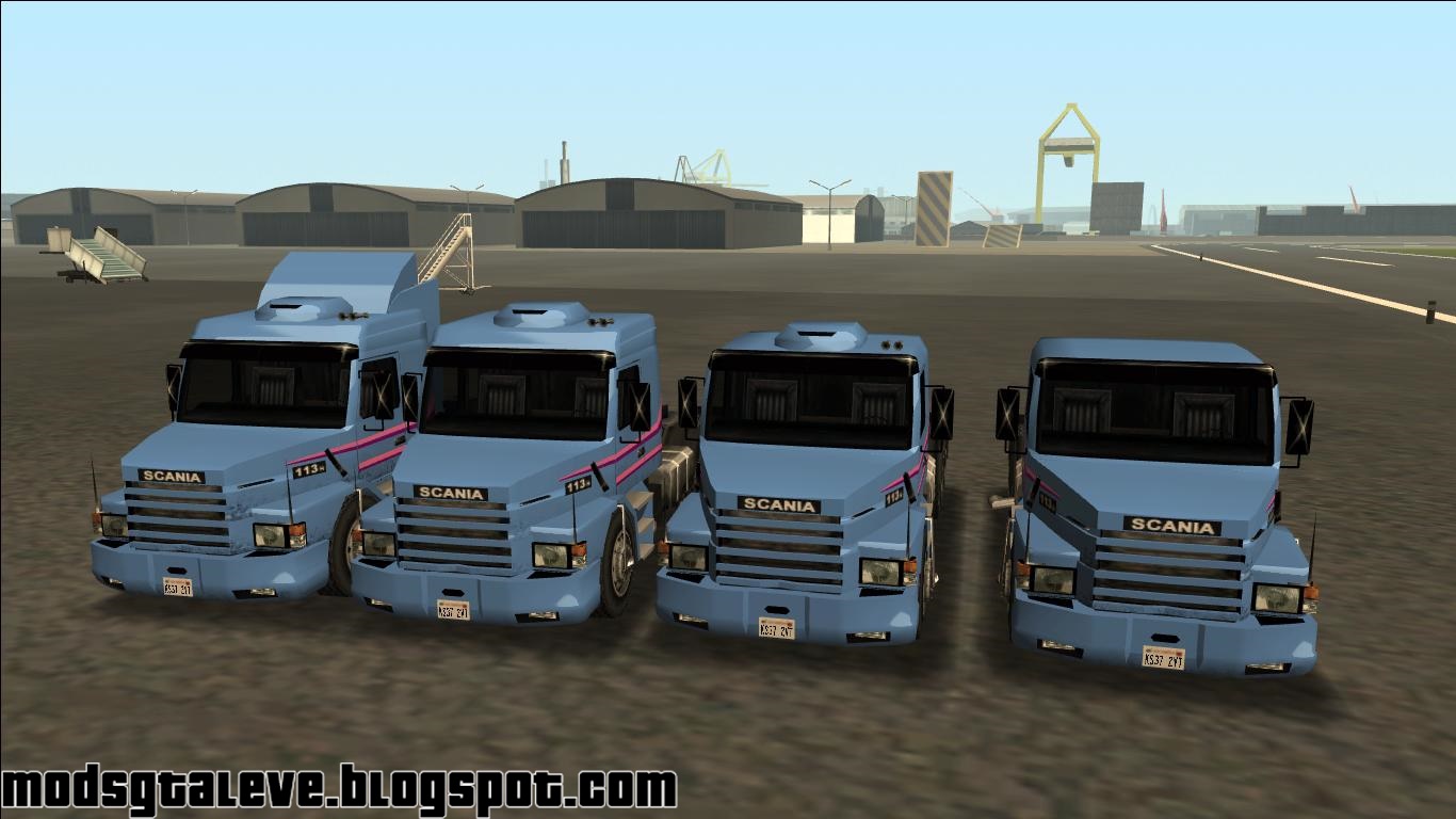 Scania Arqueada e Rebaixada - GTA SA 