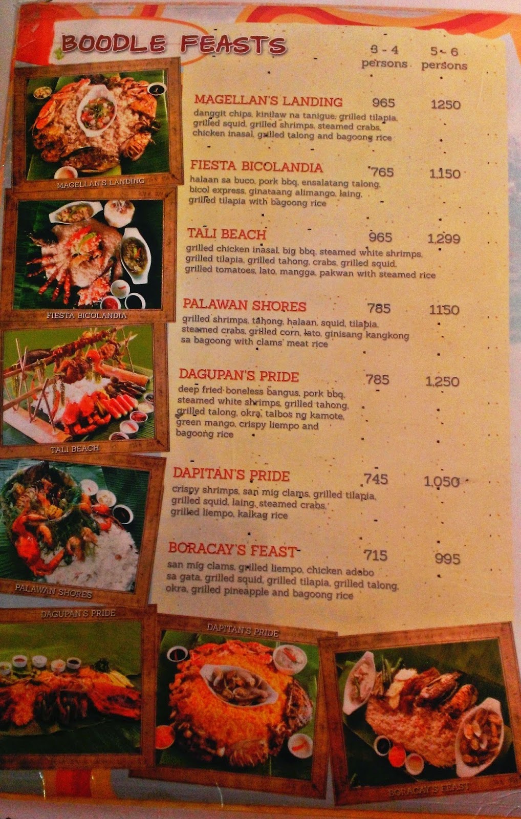 Boodle fight with family at Seafood Island Camp John Hay Bittersweet Symphony