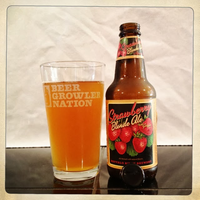 NorCal Beer Blog Buffalo Bill's Brewery Strawberry Ale with Ginger