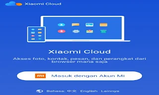 Cara mereset akun mi cloud