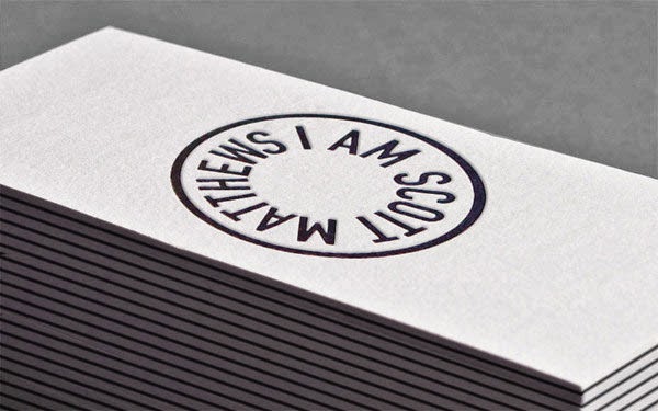 Embossed Business Cards