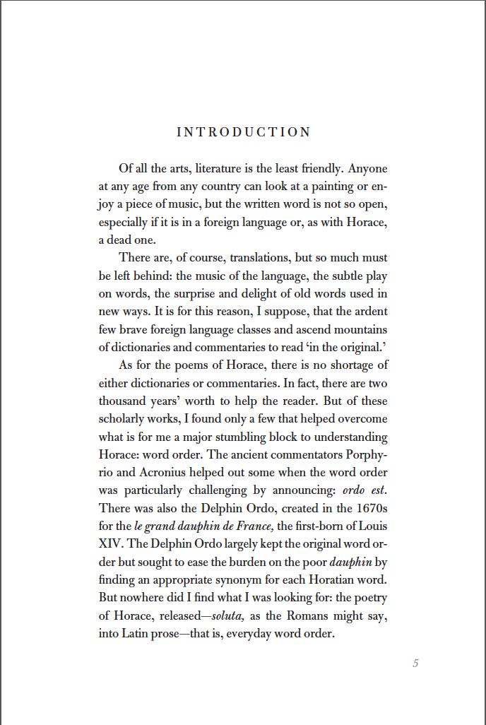 Horace et al. Carpe Diem Revised