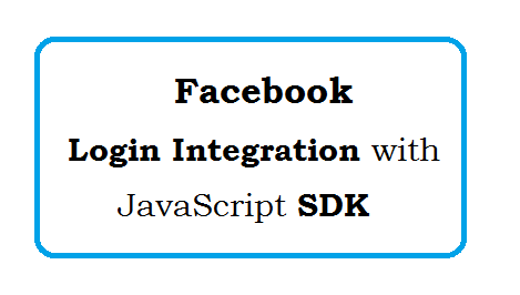 Facebook login with javascript SDK example