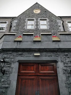 Facade of Mount Falcon Estate in County Mayo Ireland