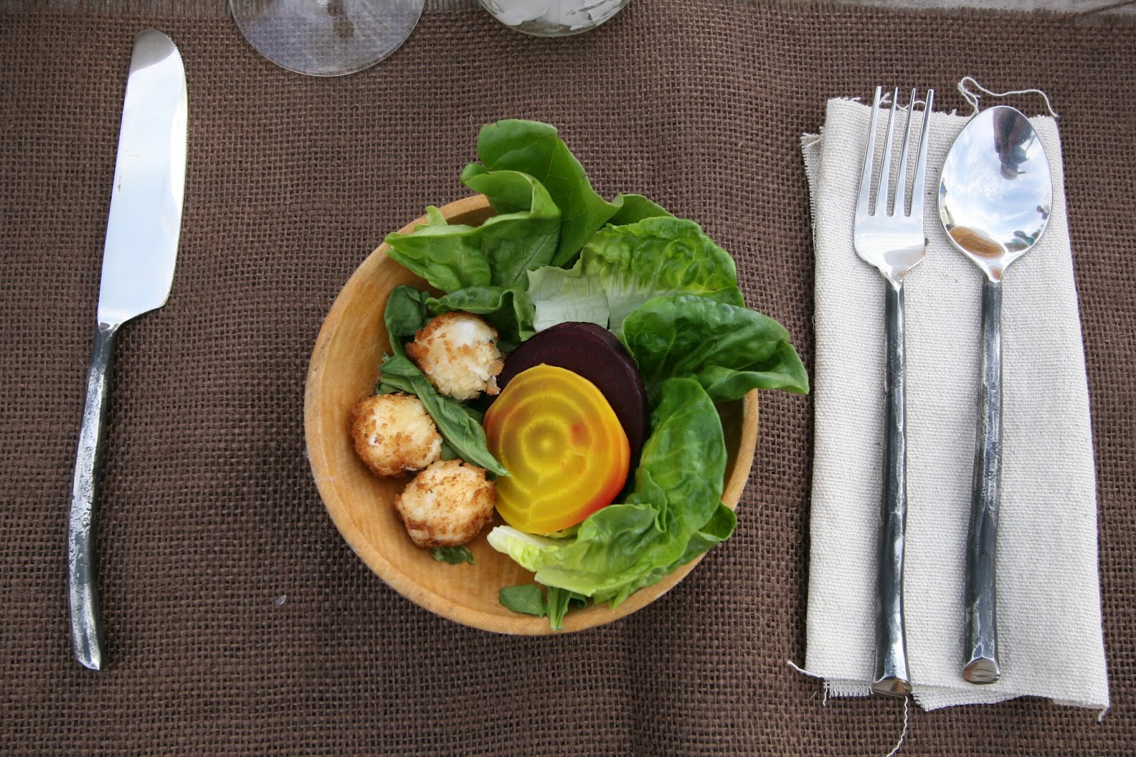 Capital Cooking with Lauren DeSantis Recipe Roasted Beet Salad With FRIED Goat Cheese CROUTONS