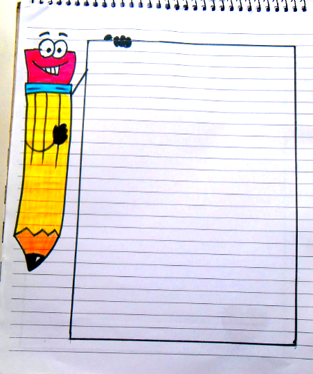 Wini Art 5 رسمات لتزيين الدفاتر جميلة و سهلة و بسيطة جديد في جديد