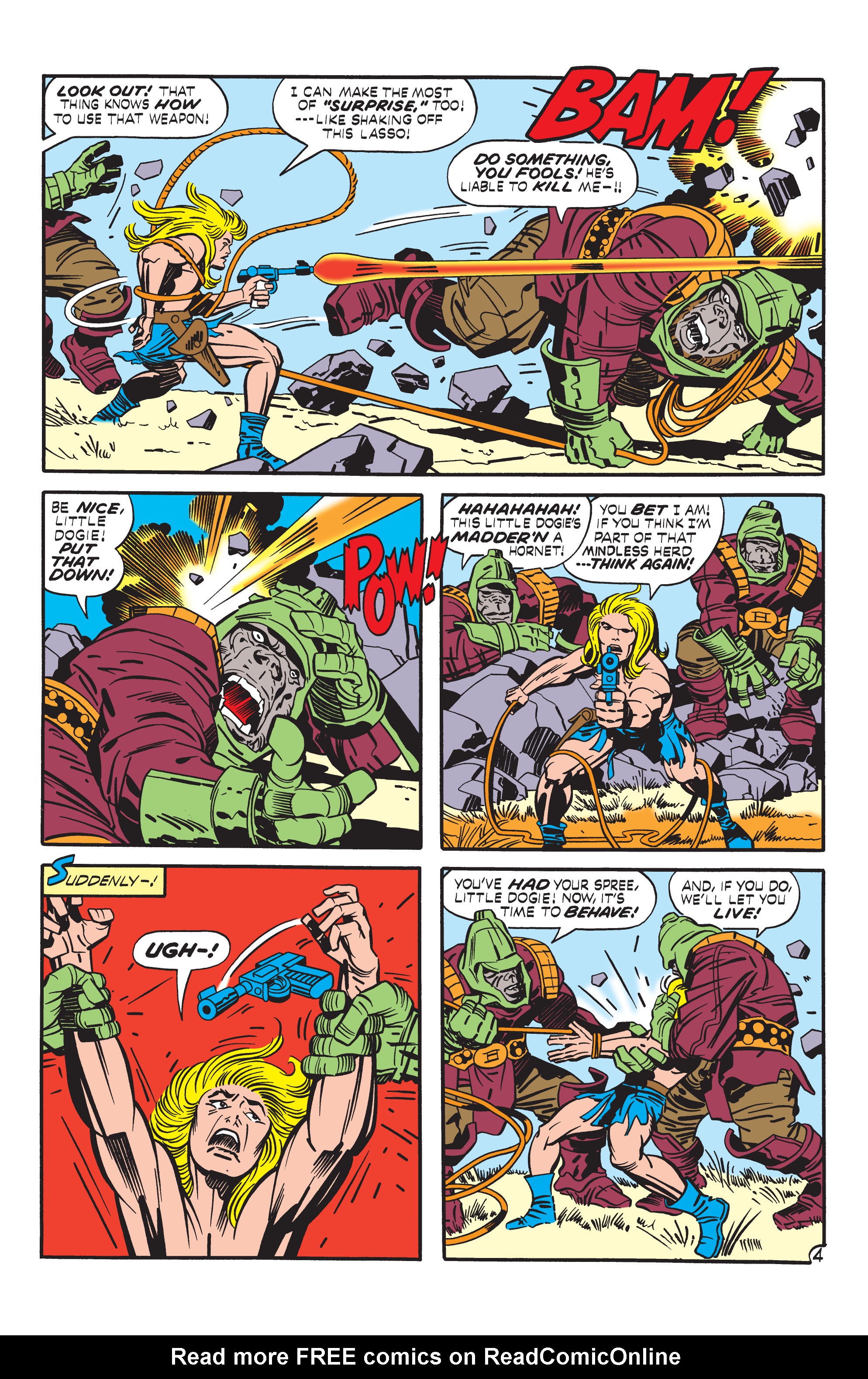 Read online Kamandi, The Last Boy On Earth comic -  Issue #3 - 4