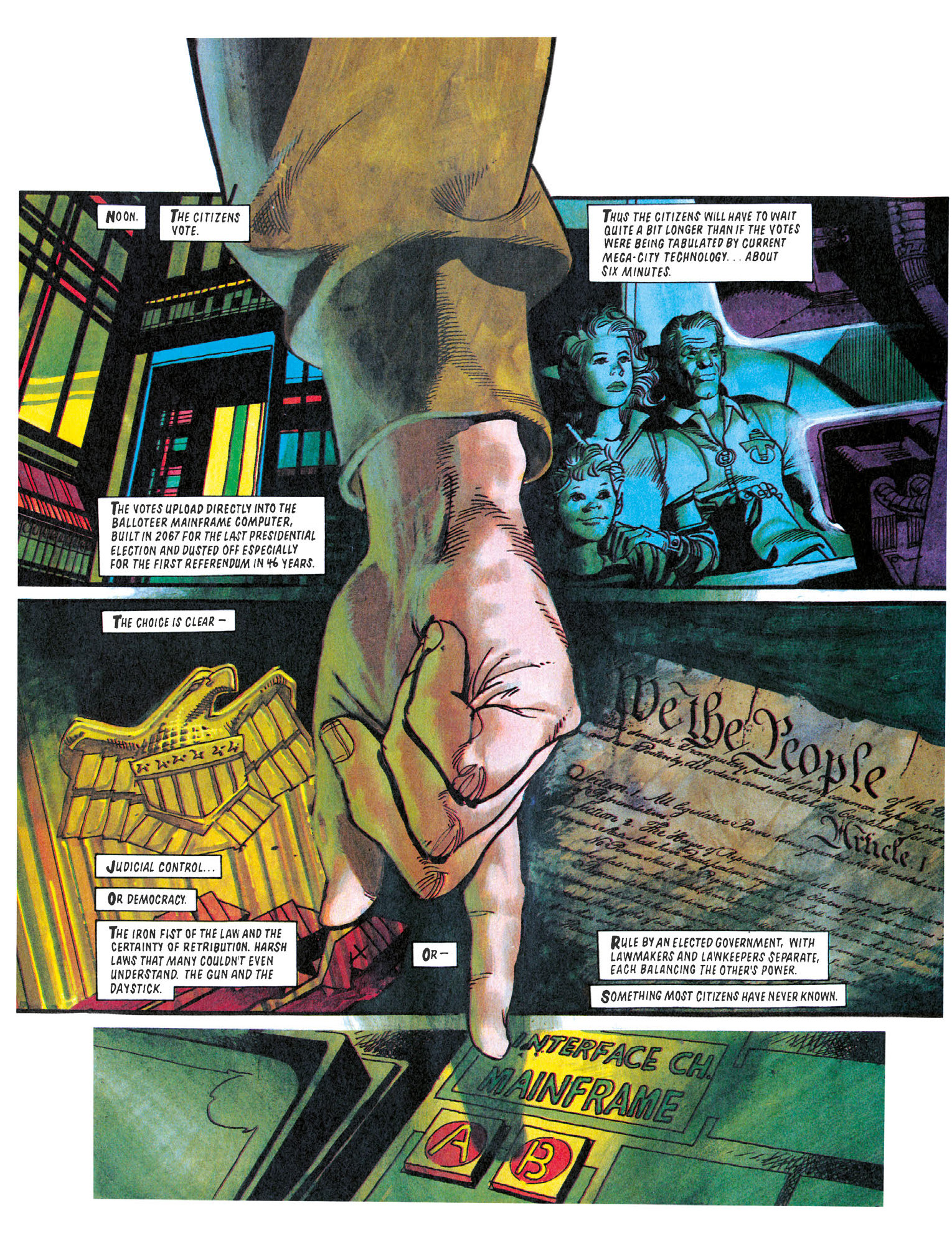 Read online Essential Judge Dredd: America comic -  Issue # TPB (Part 2) - 46