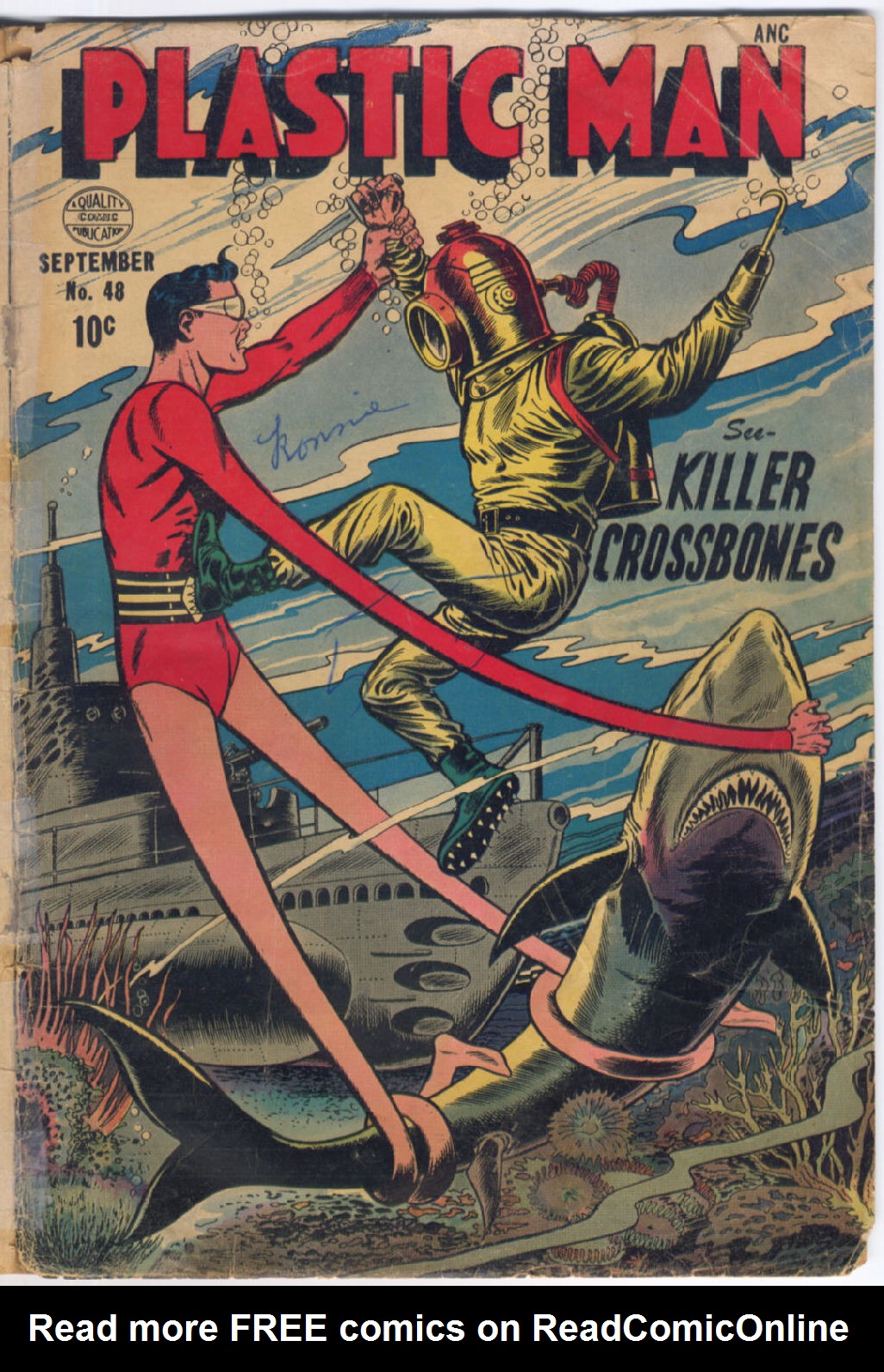Plastic Man (1943) issue 48 - Page 1