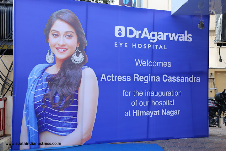 Regina Cassandra at Dr Agarwals Eye Hospital Launch
