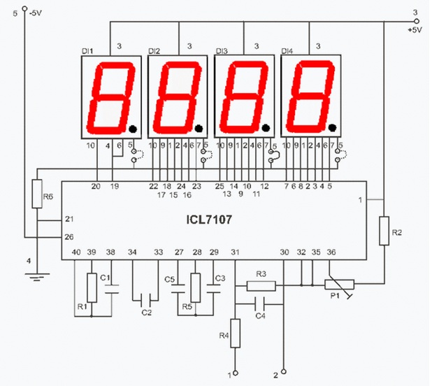 Final Year Projects Digital Voltmeter For analog project to indicate