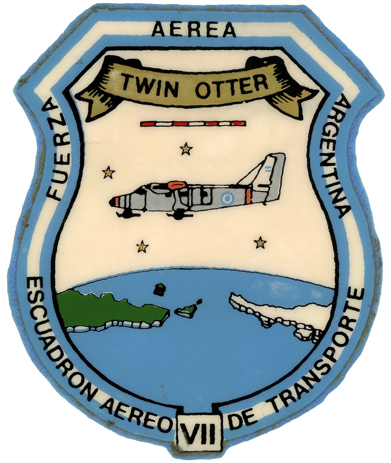 FAA+-+IX+Brigada+A%C3%A9rea+-+Grupo+A%C3%A9reo+9+-+Escuadr%C3%B3n+VII+de+Transporte+A%C3%A9reo+(DHC-6)+(circa+1984)+(Plastificado).jpg