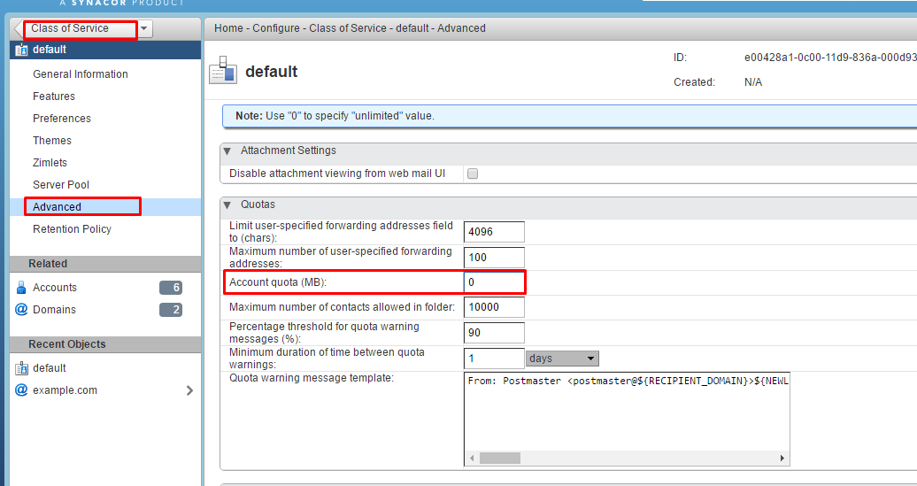 How To Check Status Of Mailbox Quota In Zimbra Mail Server Linux