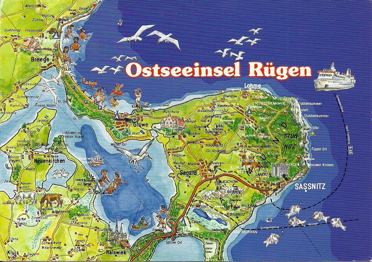 Projek Satu Dunia (One World Project)™: Germany - Map of Rügen Projek Satu Dunia (One World Project)™: Germany - Map of Rügen