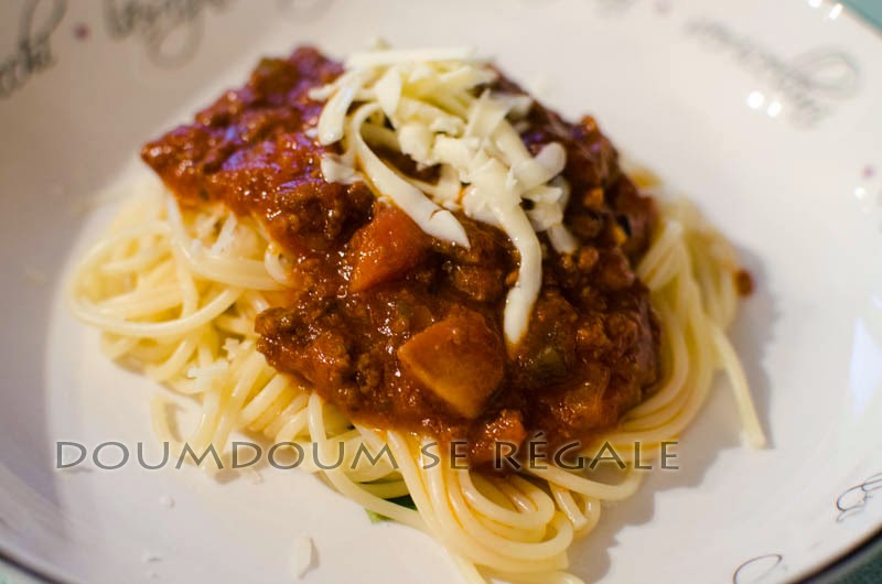 Sauce à spaghetti 2 Doumdoum se régale