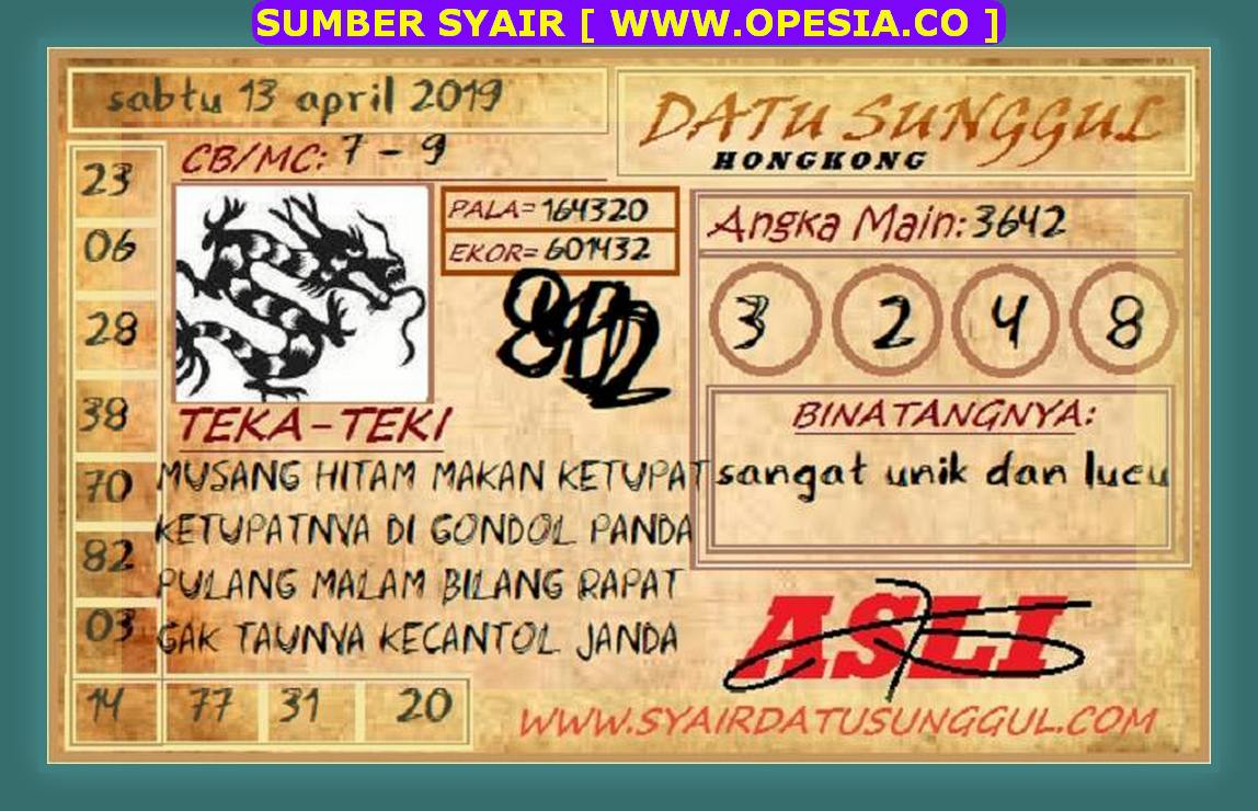 1 New Message Forum Syair Hk Sabtu 13 April 2019 Forum Syair Togel Hongkong Singapura Sydney