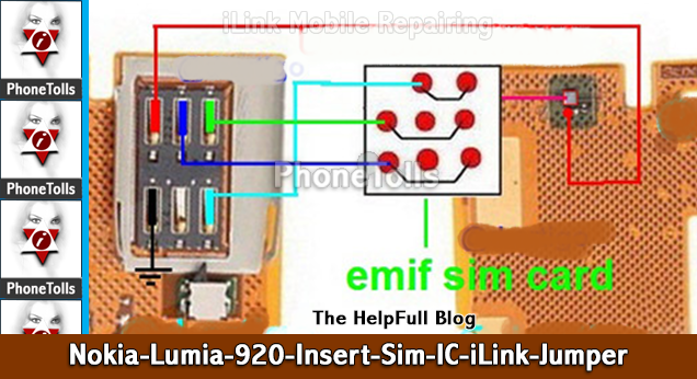 nokia lumia 920 insert sim ic jumper phonetolls